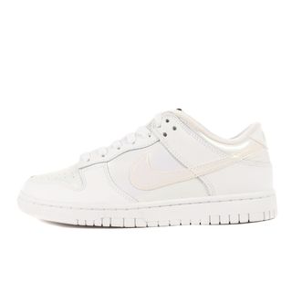 ナイキ(NIKE)の新品 NIKE ナイキ サイズ:24.0cm WMNS DUNK LOW SE JUST DO IT (FD8683-100) ウィメンズ ダンク ロー ホワイト 白 WMNS US7 ローカット スニーカー シューズ 靴【メンズ】(スニーカー)