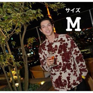 シュプリーム(Supreme)のsupreme Velvet Chore Coat cow柄(カバーオール)