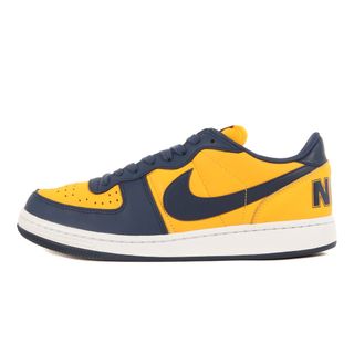 ナイキ(NIKE)のNIKE ナイキ サイズ:27.0cm TERMINATOR LOW OG MICHIGAN / ミシガン大学カラー (FJ4206-700) ターミネーター ロー ユニバーシティゴールド ネイビー US9 ローカット スニーカー シューズ 靴【メンズ】【中古】(スニーカー)