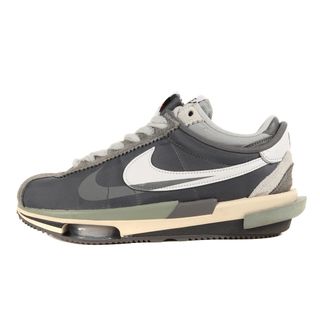 サカイ(sacai)のSacai サカイ サイズ:26.0cm 22AW NIKE ZOOM CORTEZ SP IRON GREY (DQ0581-001) ナイキ ズーム コルテッツ アイアングレー ホワイト ライトクリーム US8 ローカット スニーカー シューズ コラボ 靴【メンズ】【中古】(スニーカー)