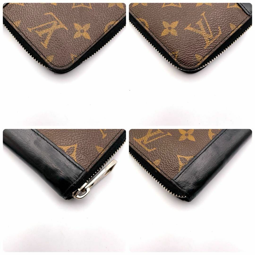 LOUIS VUITTON(ルイヴィトン)の【S級極美品】ルイヴィトン モノグラム マカサー ヴェルティカル 長財布 2 メンズのファッション小物(長財布)の商品写真