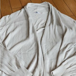 ユニクロ(UNIQLO)の#GU腰の隠れる薄手カーディガンUVカット#(カーディガン)