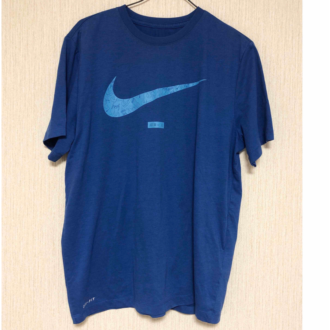 NIKE(ナイキ)のNIKE 半袖 Tシャツ メンズ XLサイズ ナイキ ブルー ドライフィット メンズのトップス(Tシャツ/カットソー(半袖/袖なし))の商品写真