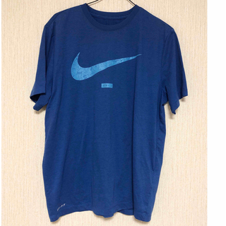 ナイキ(NIKE)のNIKE 半袖 Tシャツ メンズ XLサイズ ナイキ ブルー ドライフィット(Tシャツ/カットソー(半袖/袖なし))