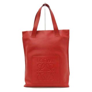 ロエベ(LOEWE)の<br>LOEWE/アナグラムショッパートート/レッド/Aランク/69【中古】(トートバッグ)