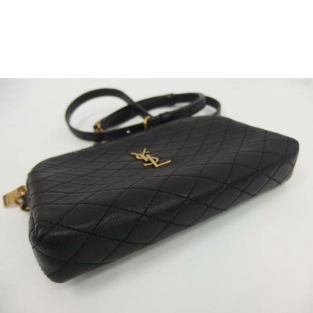 Saint Laurent(サンローラン)のSAINT LAURENT  サンローラン/ギャビーステッチチェーンショルダー/黒/ABランク/82【中古】 レディースのバッグ(ショルダーバッグ)の商品写真