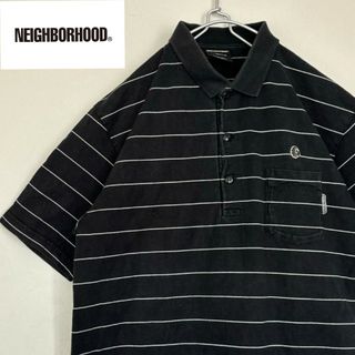 NEIGHBORHOOD　ネイバーフッド　ワンポイントロゴ　ボーダー　ポロシャツ