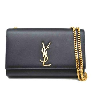 <br>SAINT LAURENT  サンローラン/ケイトモノグラムサッチェルチェーンレザーショルダー/364021/994*/SAランク/89【中古】