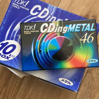 メタル　カセットテープ　46分　未開封１０本TDK CDing Metal