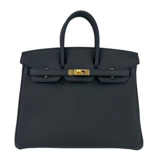 エルメス(Hermes)の新品未使用 HERMES エルメス Birkin25 バーキン25 Black ブラック Togo トゴ GHW ゴールド金具 B刻(ハンドバッグ)