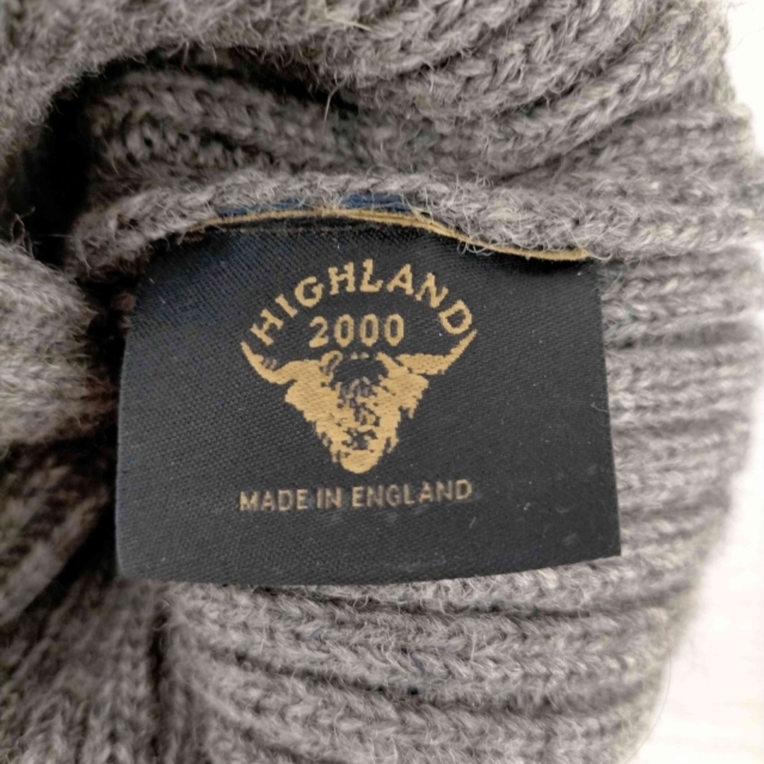 highland 2000(ハイランド) イングランド製 ウールニット帽 メンズ メンズの帽子(ニット帽/ビーニー)の商品写真