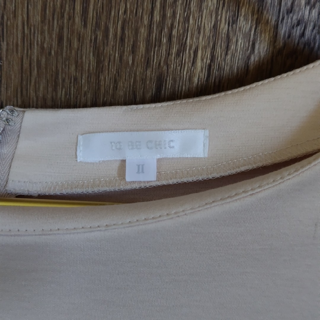 TO BE CHIC(トゥービーシック)のトゥービーシック　シースルー袖のチュニックワンピース　少難あり レディースのワンピース(ひざ丈ワンピース)の商品写真
