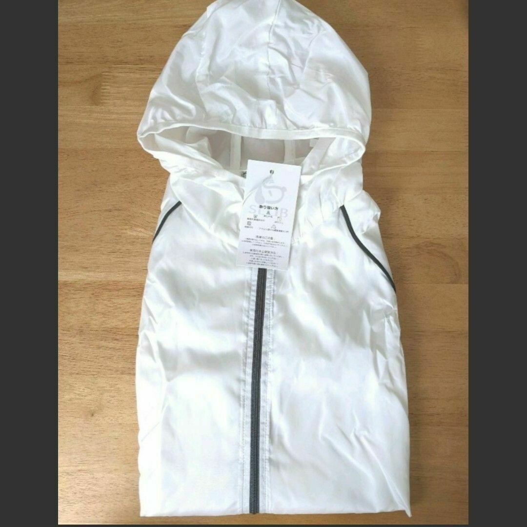 空調ファンベスト ファン付き　作業服　ホワイト　XL　二着セット スマホ/家電/カメラの冷暖房/空調(扇風機)の商品写真