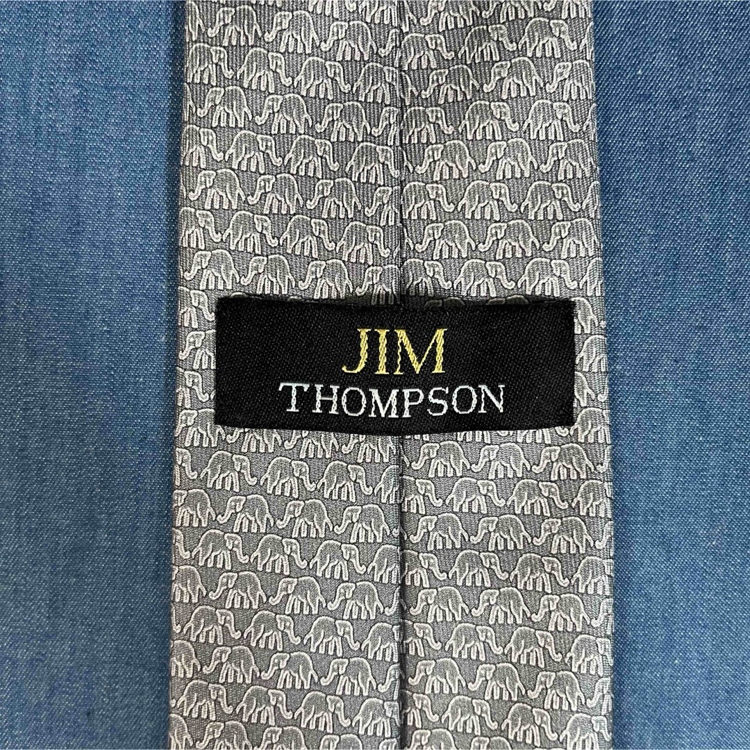Jim Thompson(ジムトンプソン)のJIMTHOMPSON タイシルク ネクタイ　像　総柄 メンズのファッション小物(ネクタイ)の商品写真
