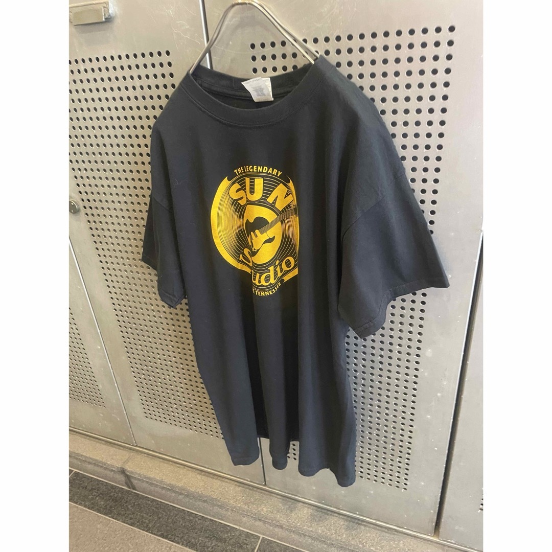 古着　ヴィンテージ　Tシャツ　プリントTシャツ　ギター　個性派 メンズのトップス(Tシャツ/カットソー(半袖/袖なし))の商品写真