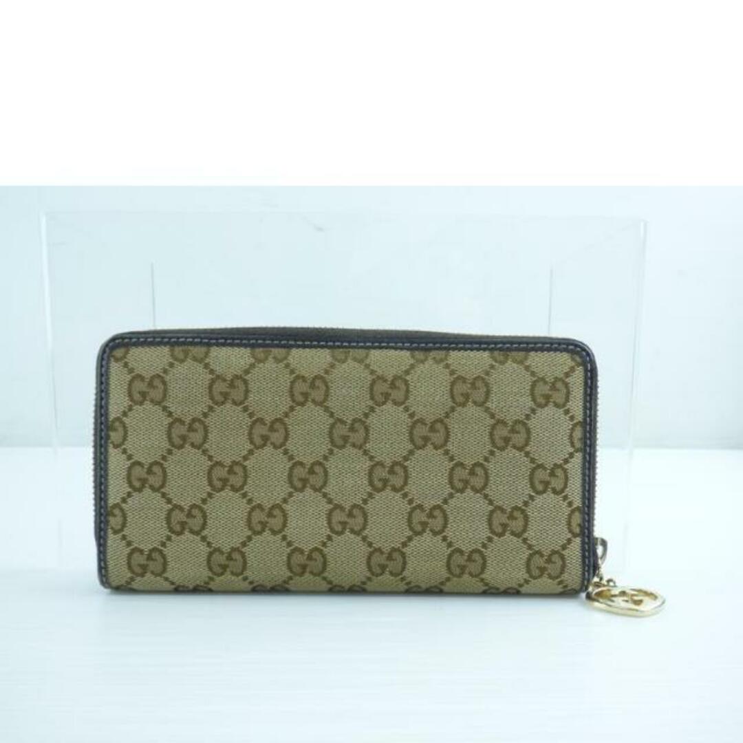 Gucci(グッチ)のGUCCI グッチ/GGキャンバスラウンドファスナー長財布/308005/214*/Bランク/64【中古】 レディースのファッション小物(財布)の商品写真