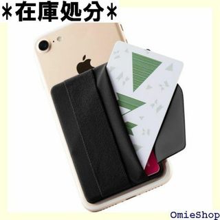 Sinjimoru スマホストラップ 背面 カード収納 ー ap ブラック 10