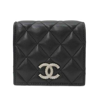 シャネル(CHANEL)の<br>CHANEL シャネル/マトラッセココマークスモールウォレット/ブラック/N77*****/Aランク/69【中古】(財布)