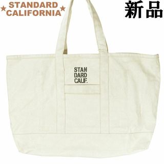 STANDARD CALIFORNIA - スタンダードカリフォルニア キャンバス トートバッグ ナチュラル 大判