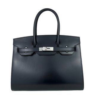 エルメス(Hermes)の新品未使用 HERMES エルメス Birkin30 バーキン30 Black ブラック Box calf ボックスカーフ PHW シルバー金具 B刻(ハンドバッグ)