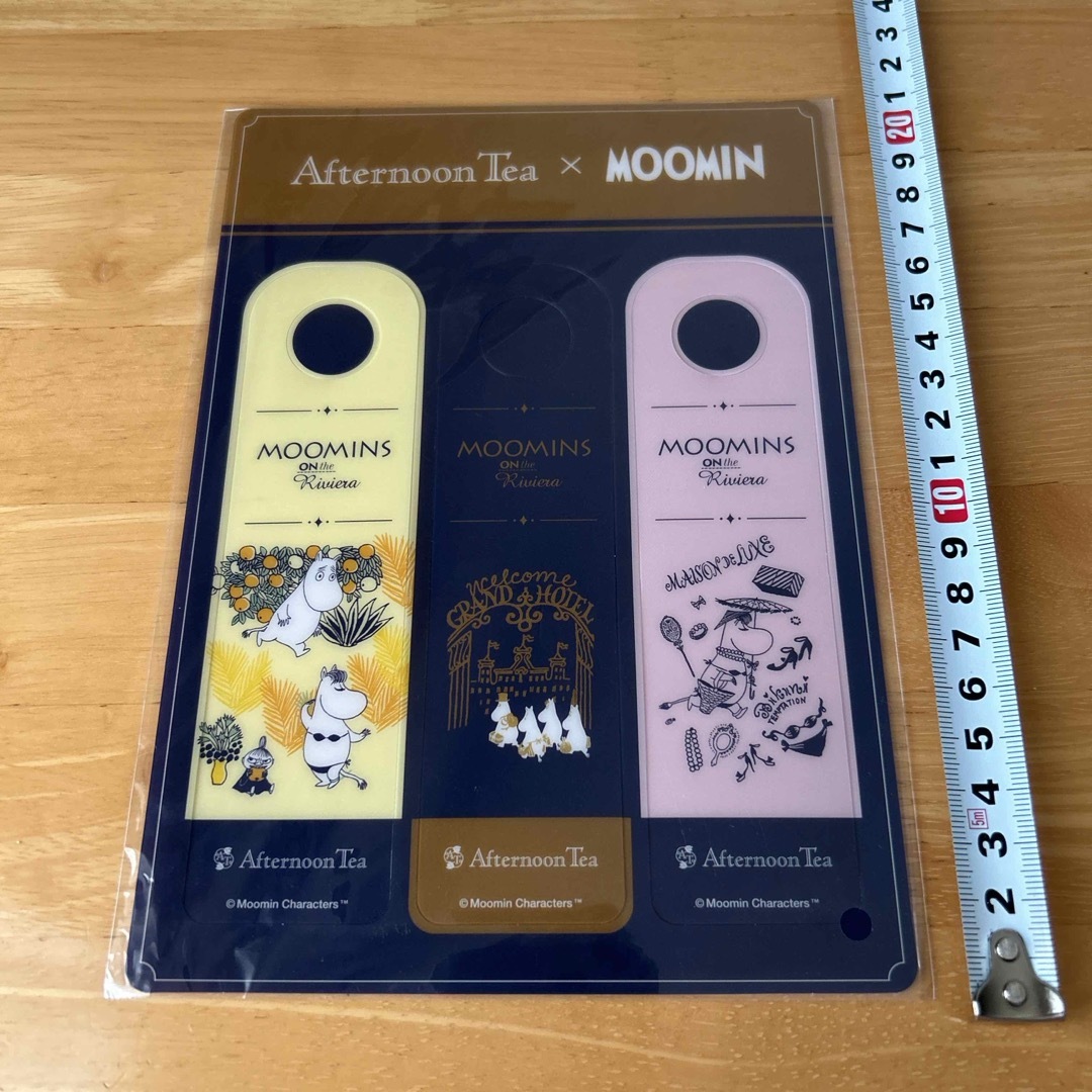 MOOMIN(ムーミン)のアフタヌーンティー✖️ムーミン　ブックマーカー ハンドメイドの文具/ステーショナリー(カード/レター/ラッピング)の商品写真
