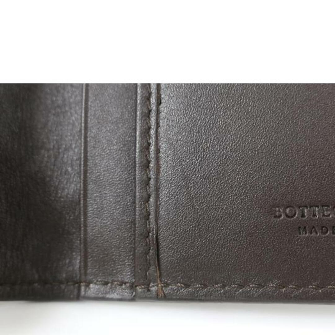 BOTTEGA VENETA ボッテガヴェネタ/二つ折り札入れ カードケース ダークブラウン/120697/Aランク/65【中古】 メンズのファッション小物(長財布)の商品写真