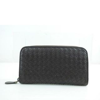 <br>BOTTEGA VENETA ボッテガベネタ/イントレチャートラウンドファスナー長財布/114076 V4651/204*/Bランク/64【中古】(長財布)