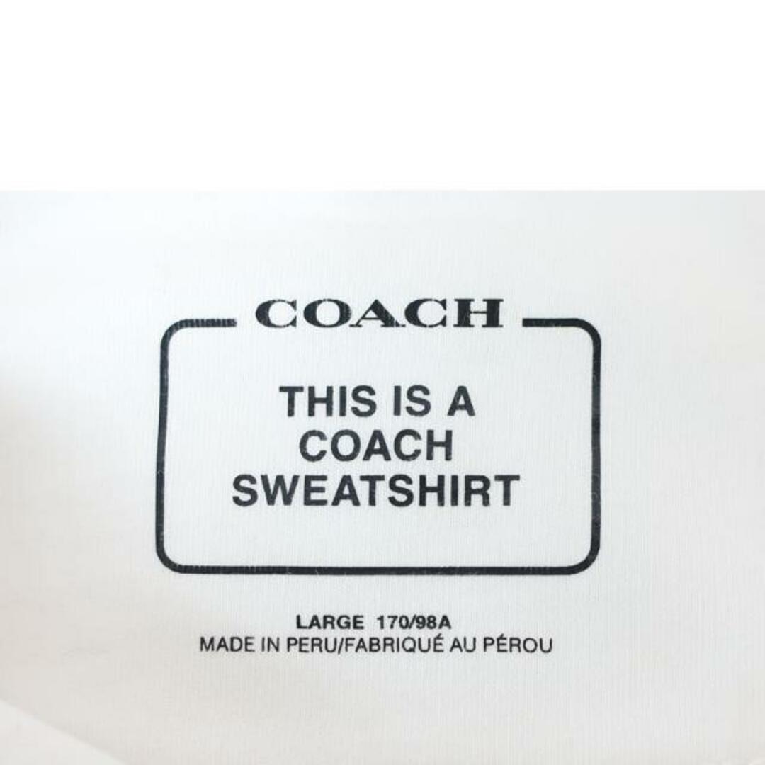 COACH コーチ/シグネチャーフーディー レディース/Lサイズ/ホワイト/C8774/レディースインナー/Aランク/65【中古】 レディースのトップス(パーカー)の商品写真