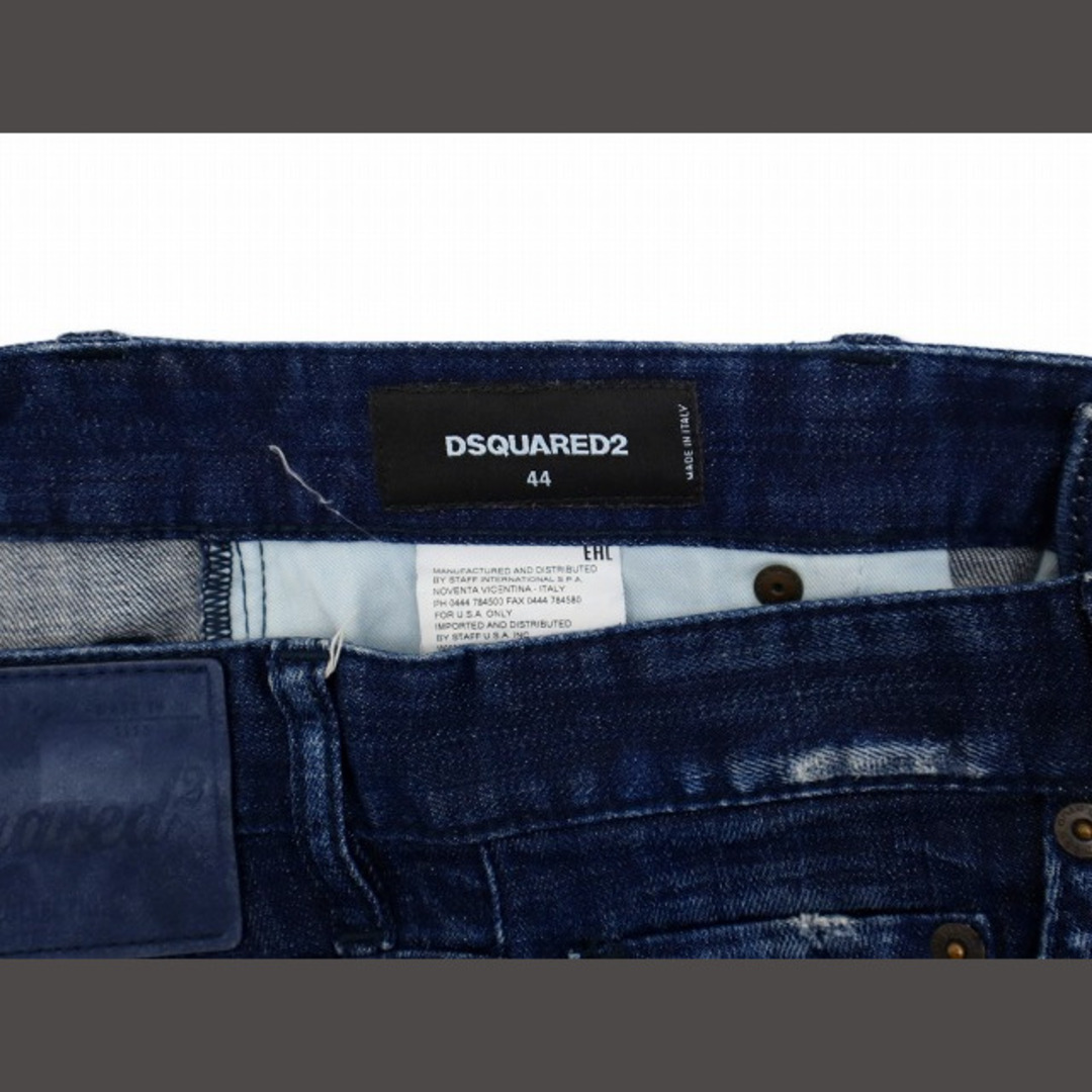 DSQUARED2(ディースクエアード)のディースクエアード Slim Jean 加工 ストレッチ デニムパンツ 44 メンズのパンツ(デニム/ジーンズ)の商品写真