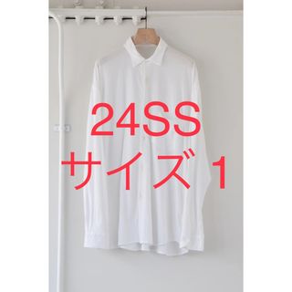 コモリ(COMOLI)の美品 24SS COMOLI ジャージ コモリシャツ サイズ1(シャツ)