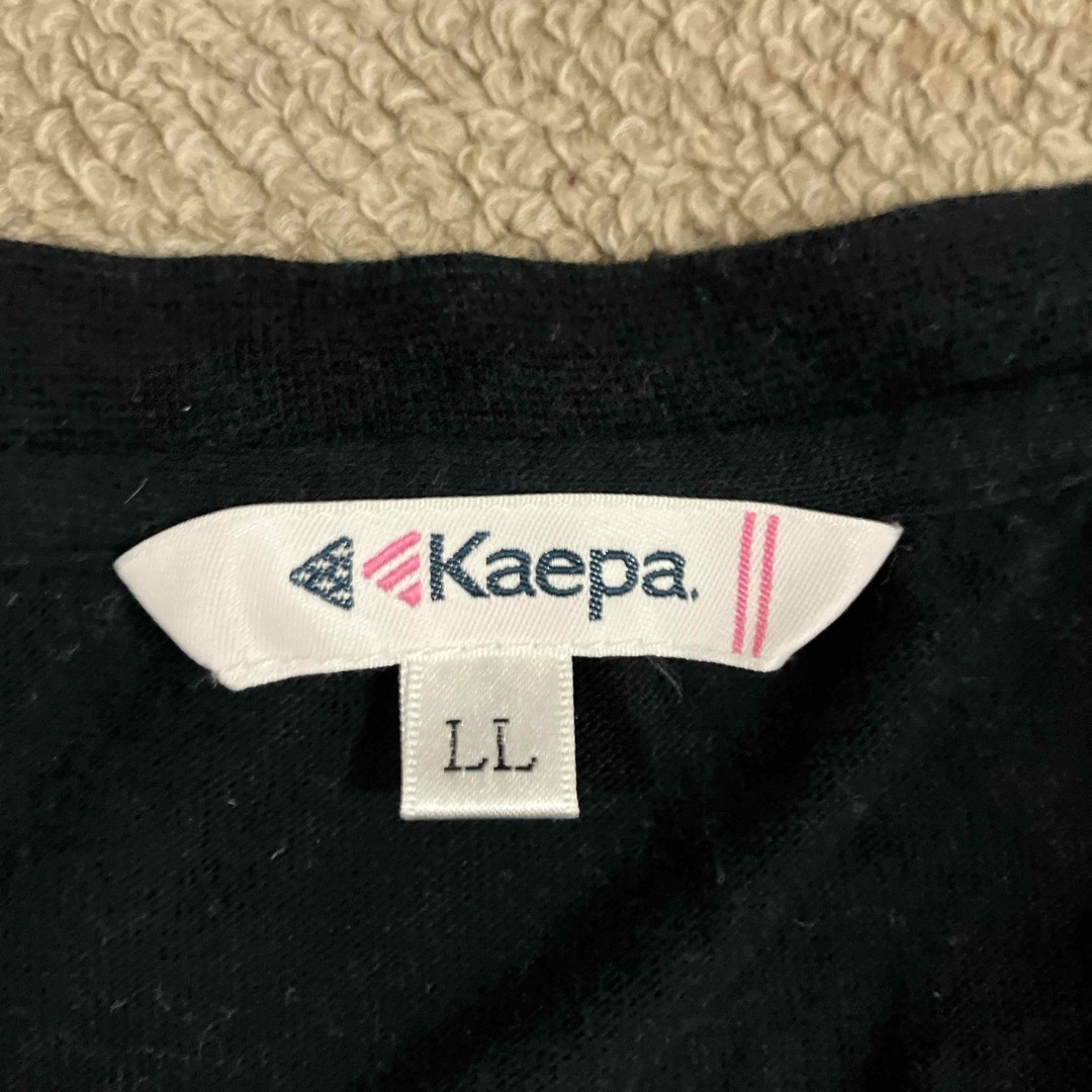 Kaepa(ケイパ)のレディース　Tシャツ LL 黒 レディースのトップス(Tシャツ(半袖/袖なし))の商品写真