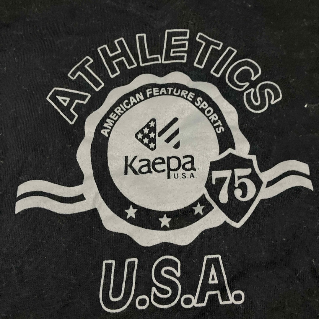 Kaepa(ケイパ)のレディース　Tシャツ LL 黒 レディースのトップス(Tシャツ(半袖/袖なし))の商品写真