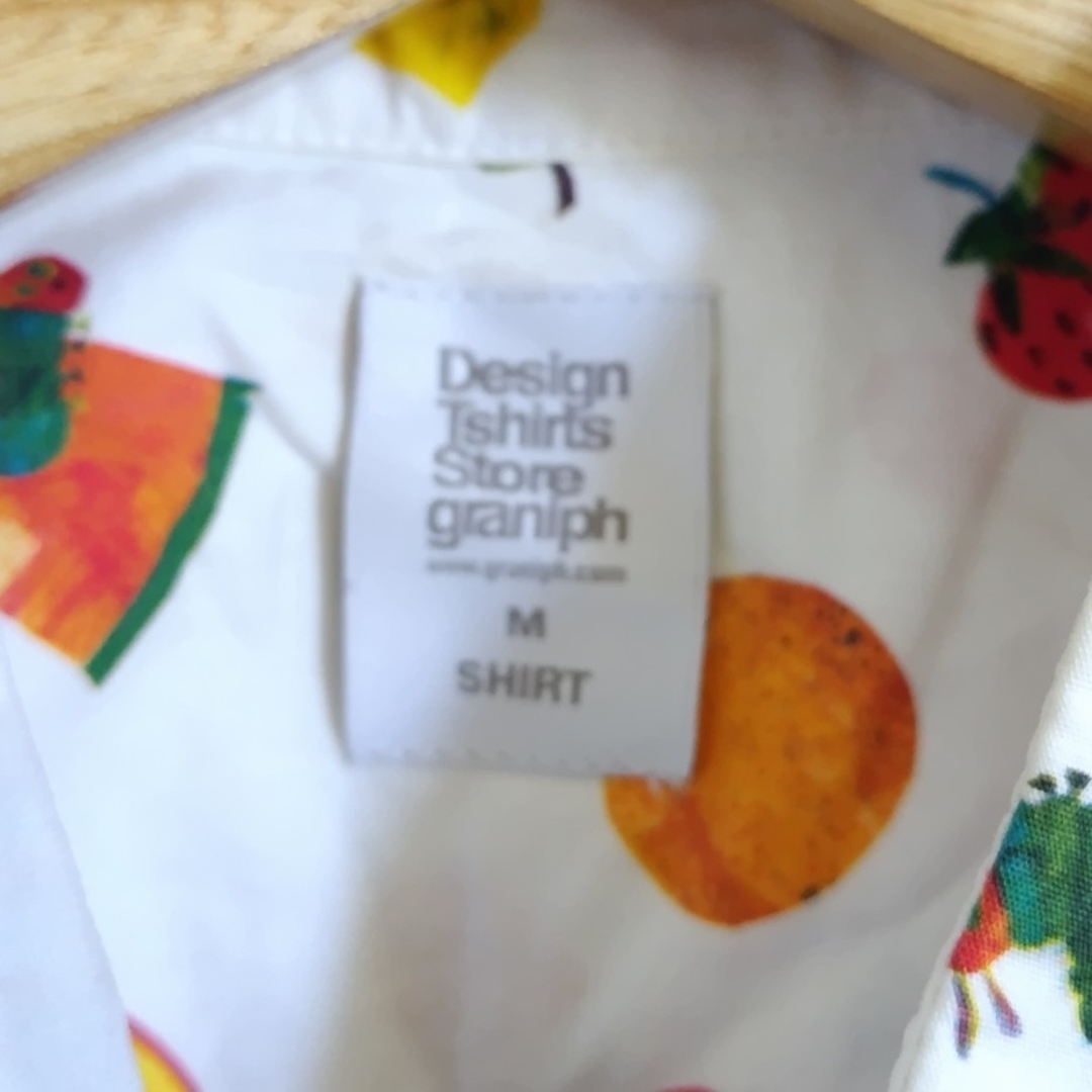 Graniph(グラニフ)のグラニフ　はらぺこあおむし　大人用長袖シャツ　エリックカール メンズのトップス(シャツ)の商品写真