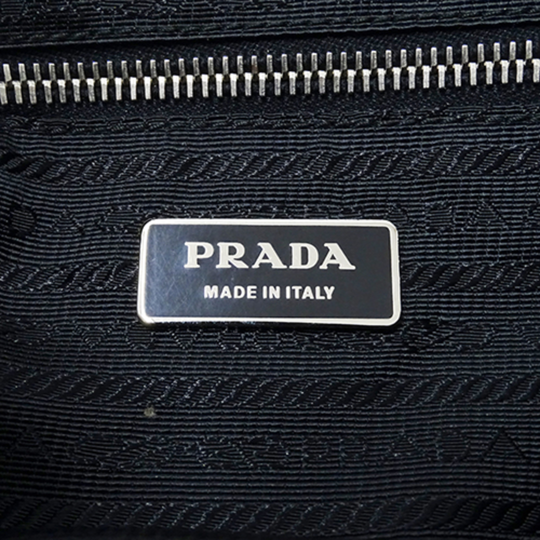 PRADA(プラダ)のプラダ PRADA バッグ レディース ブランド ショルダーバッグ ナイロン ブラック BT0166 黒 コンパクト ミニバッグ おしゃれ 斜め掛け 【中古】 レディースのバッグ(ショルダーバッグ)の商品写真