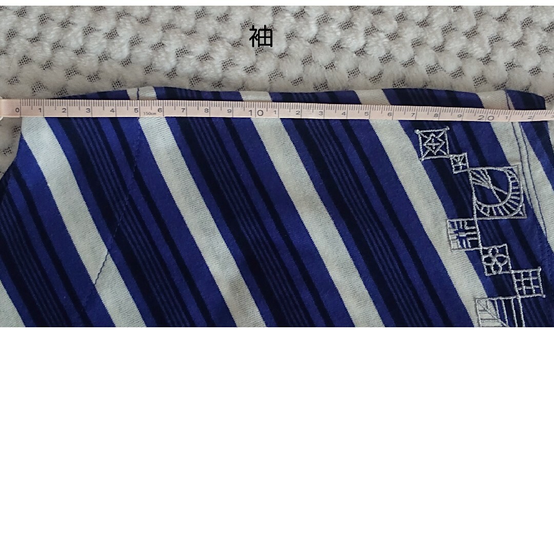 Graniph(グラニフ)のデザインTシャツストア グラニフ ワンピース 未使用 ストライプ レディースのワンピース(ロングワンピース/マキシワンピース)の商品写真