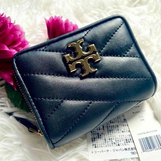 トリーバーチ(Tory Burch)の87.カードあり✨トリーバーチ 財布 シェブロン キルティング ラウンドジップ(財布)