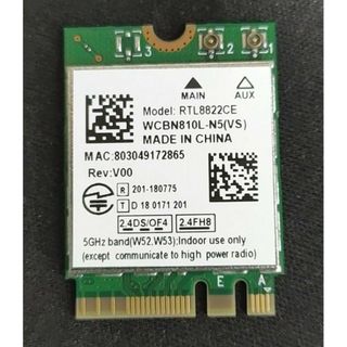 RealtekワイヤレスLANモジュール RTL8822CE　未使用品(PC周辺機器)