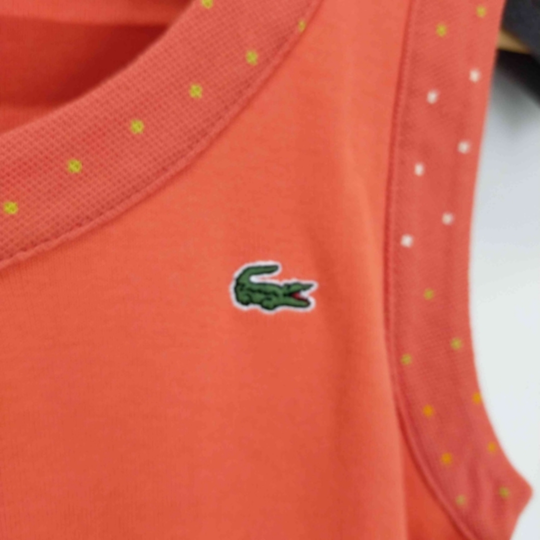 LACOSTE(ラコステ)のLACOSTE(ラコステ) ドットラインタンクトップ ワンポイント レディース レディースのトップス(タンクトップ)の商品写真