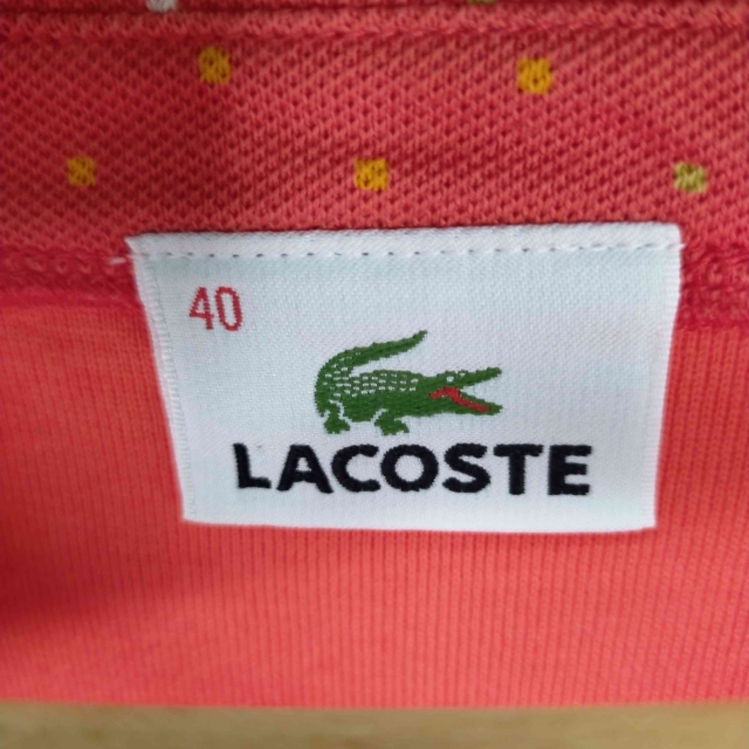 LACOSTE(ラコステ)のLACOSTE(ラコステ) ドットラインタンクトップ ワンポイント レディース レディースのトップス(タンクトップ)の商品写真