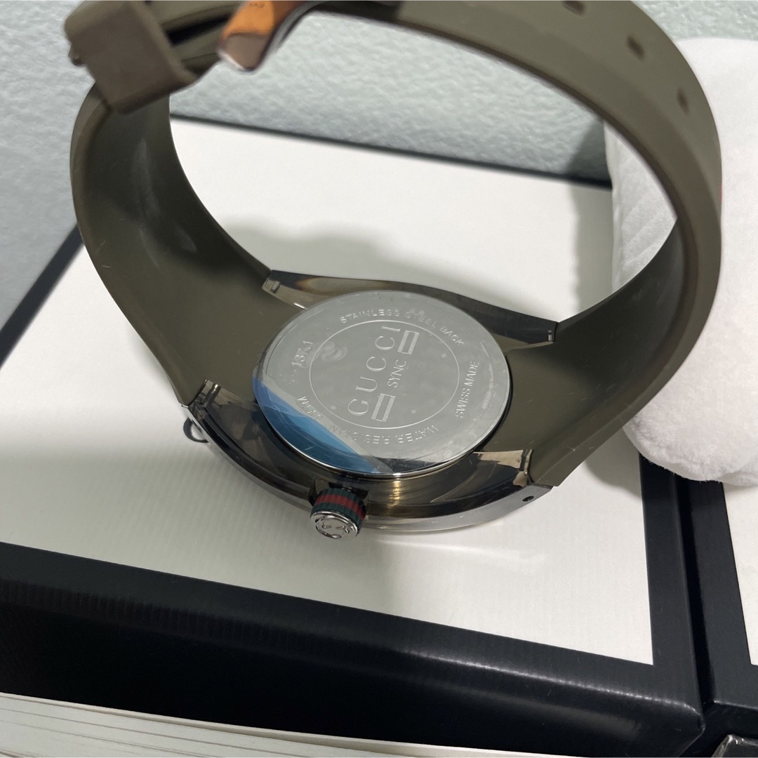 Gucci(グッチ)の新品　GUCCI グッチ SYNC シンク メンズ腕時計 ラバーベルト メンズの時計(腕時計(アナログ))の商品写真