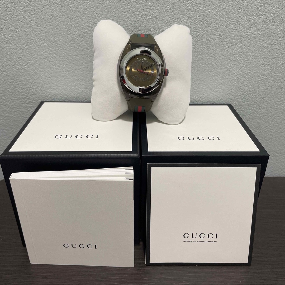 Gucci(グッチ)の新品　GUCCI グッチ SYNC シンク メンズ腕時計 ラバーベルト メンズの時計(腕時計(アナログ))の商品写真