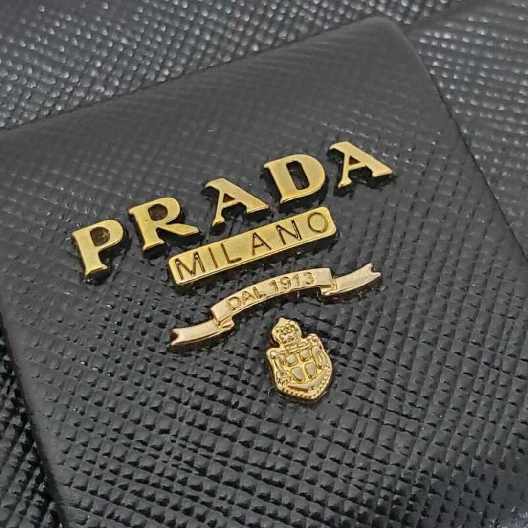 PRADA(プラダ)のPRADA プラダ サフィアーノ レザー 長財布 1M1132 ブラック 中古 良品 レディース ブランド 32404K346 レディースのファッション小物(財布)の商品写真