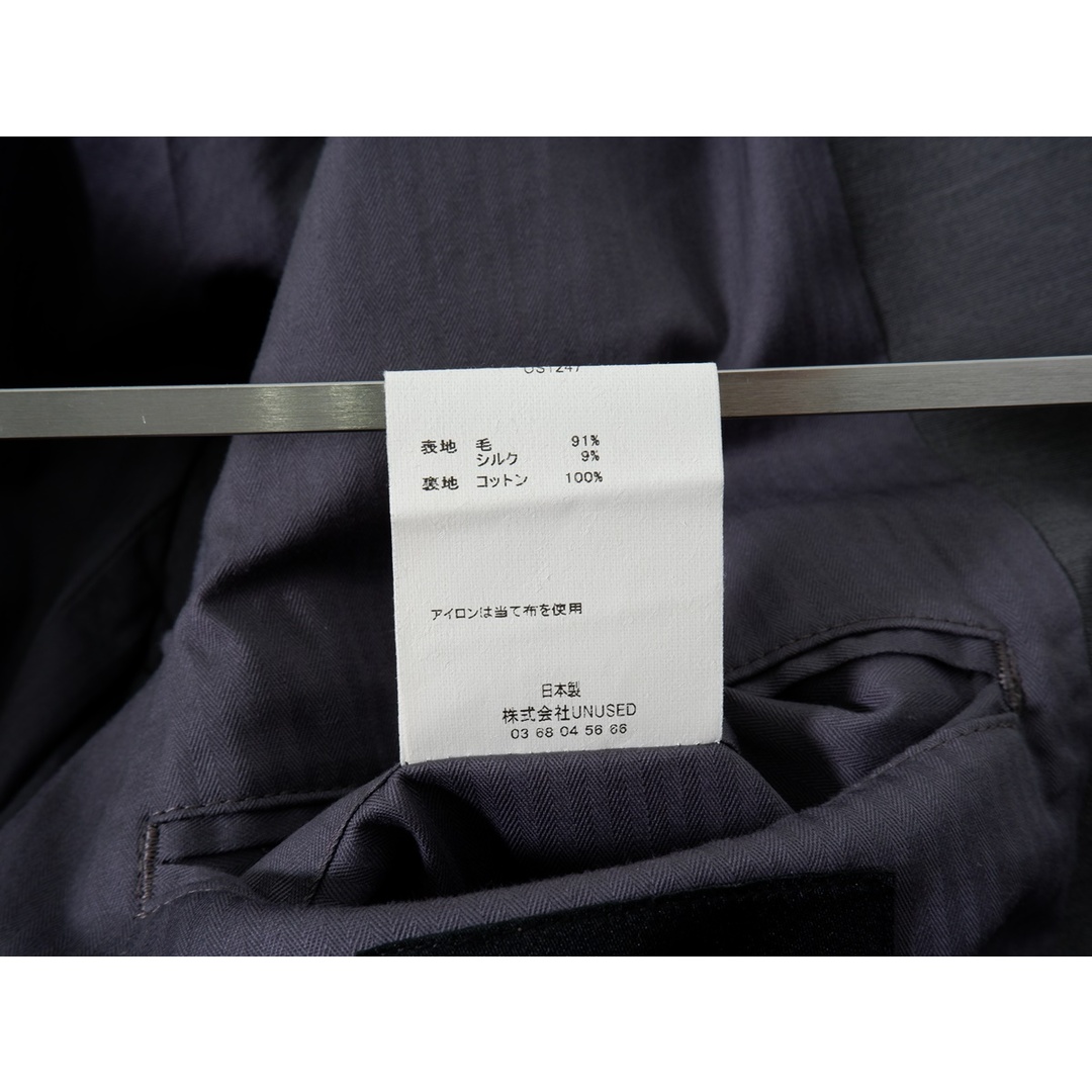 UNUSED/アンユーズド  two-button jacket ウールシルク2ボタンジャケット【2】【MJKA74854】 メンズのジャケット/アウター(その他)の商品写真