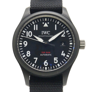 インターナショナルウォッチカンパニー(IWC)のIWC パイロットウォッチ トップガン IW326901 自動巻き 黒文字盤(腕時計(アナログ))