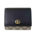 GUCCI グッチ/GGマーモントミディアムウォレット/ブラック/598587/041*/Aランク/84【中古】