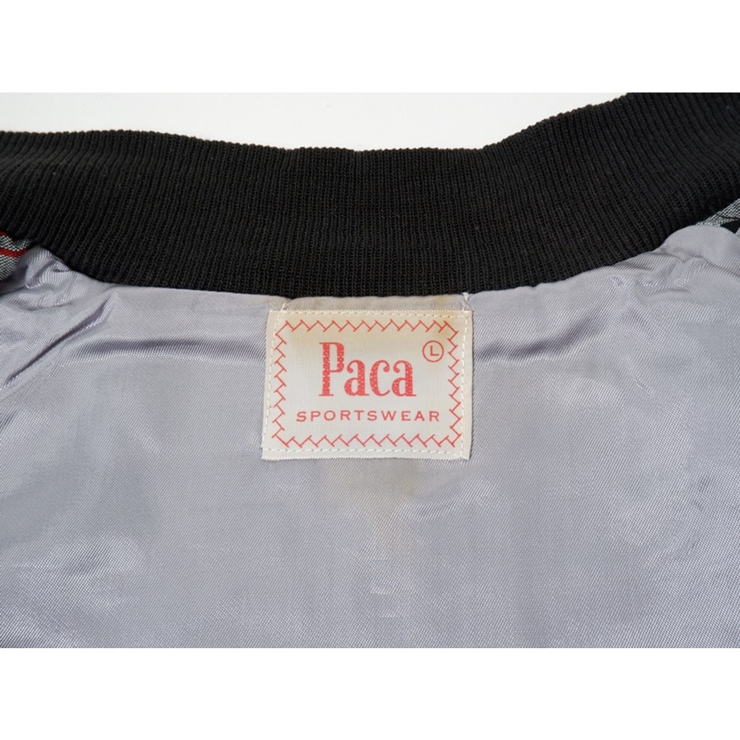 Paca ヴィンテージ 1940'40's ギャバウール ストライプ シンチバック ブルゾン ジャケット【L】【MJKA74802】 メンズのジャケット/アウター(その他)の商品写真