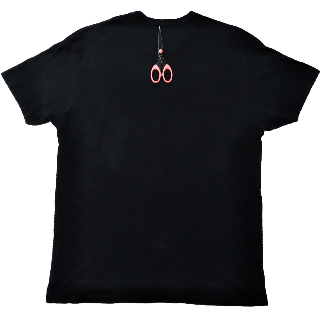 ジブリ(ジブリ)の古着　千と千尋の神隠し　Tシャツ　XL　黒　ジブリ　映画　ムービー　アニメT * メンズのトップス(Tシャツ/カットソー(半袖/袖なし))の商品写真