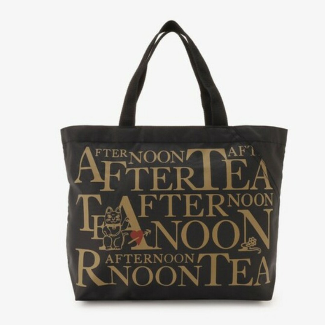 AfternoonTea(アフタヌーンティー)のアフタヌーンティー ナタリーレテ ロゴ エコバッグ ショッピングバッグ Ｓ レディースのバッグ(エコバッグ)の商品写真