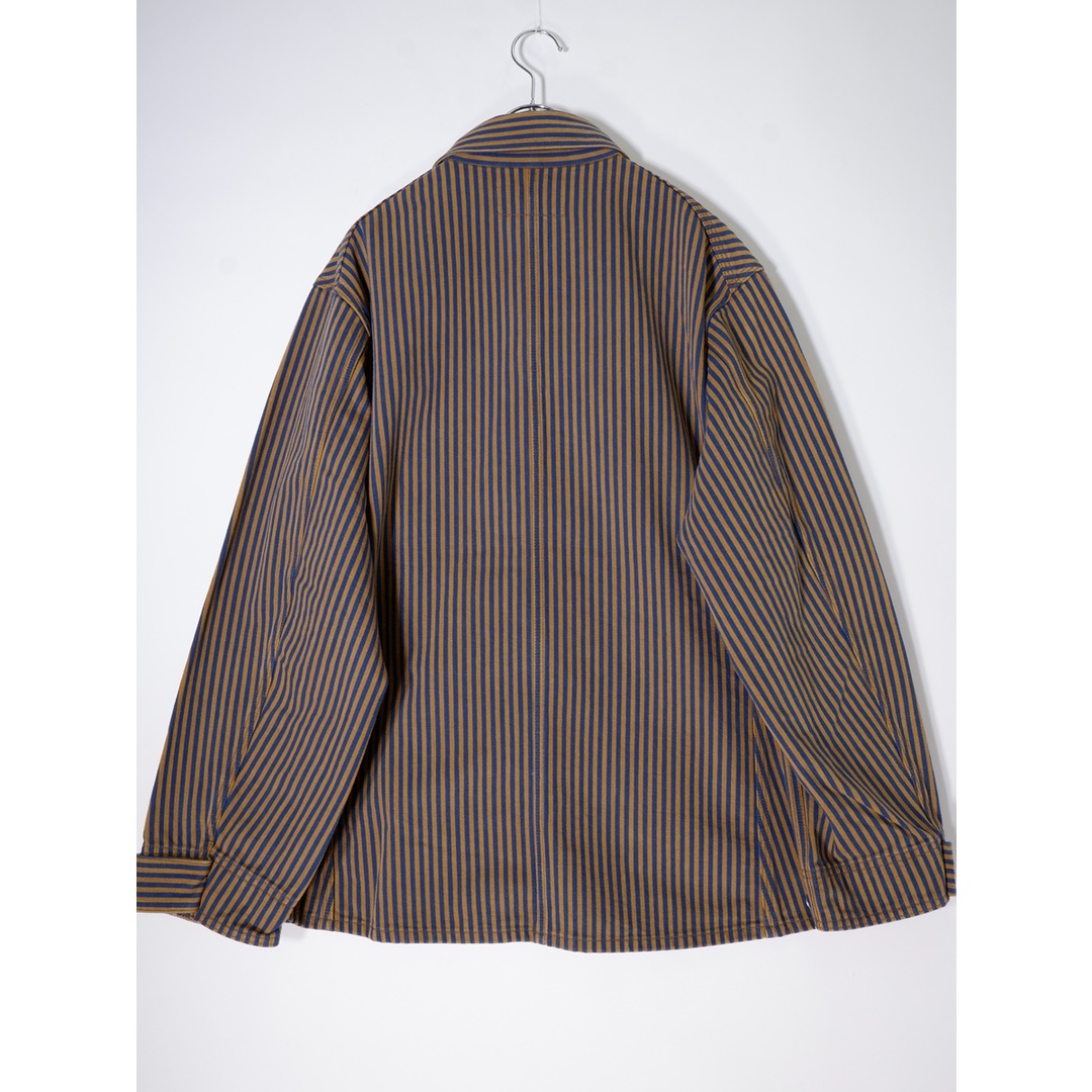 FREEWHEELERS/フリーホイーラーズ THE IRONALL FACTORIES CO. Lot100 Express Stripe Jacketアイアンオールズ ストライプカバーオールジャケット未使用品【44】【MJKA74800】 メンズのジャケット/アウター(その他)の商品写真