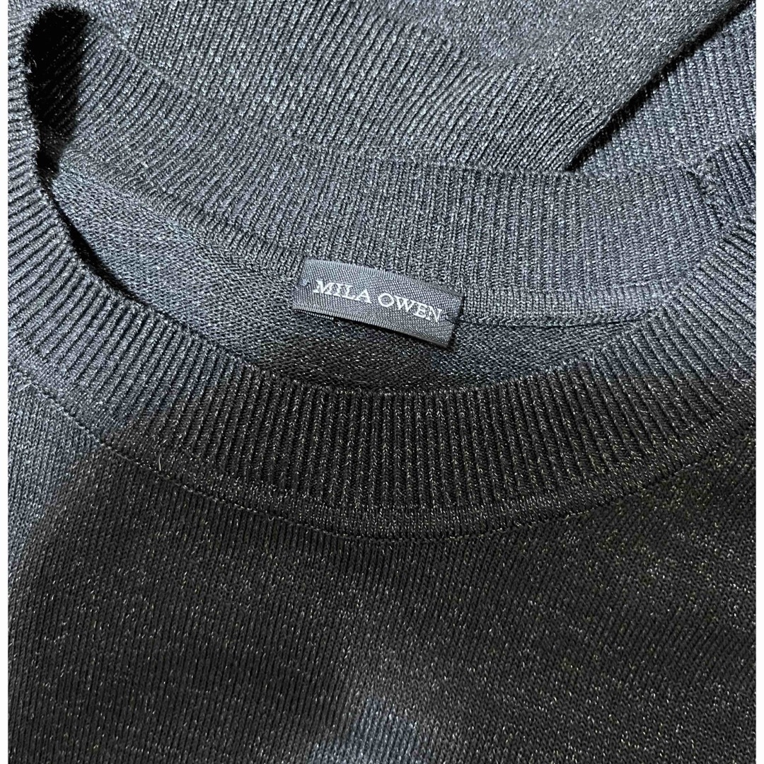 アンサンブルニット　ラメ　ミラウォーエン レディースのトップス(ニット/セーター)の商品写真